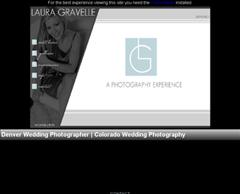 Laura Gravelle Photography web screenshot