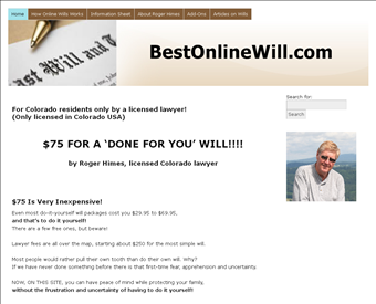 BestOnlineWill.com web screenshot