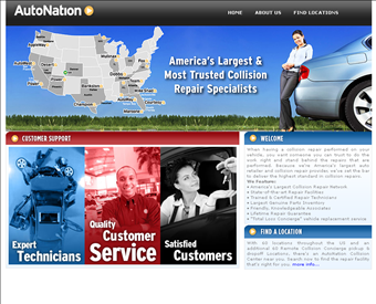 GO Collision Center web screenshot