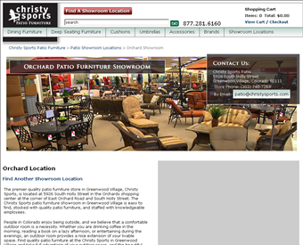 Christy Sport web screenshot