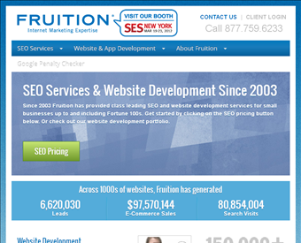 Fruition web screenshot