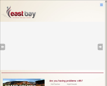 East Bay Hormone Therapy Center web screenshot