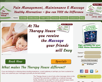 The Therapy House web screenshot