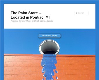 The Paint Store web screenshot