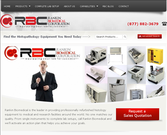 Rankin Bio Med web screenshot