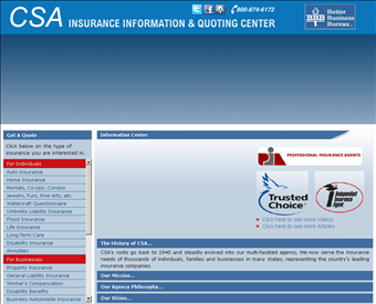 Campbell Solberg Associates, Inc web screenshot