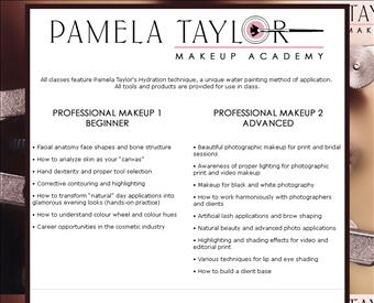 Pamela Taylor Professional Makeup Academy web screenshot