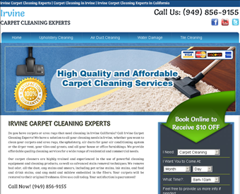 Echo Green Carpet Cleaning web screenshot