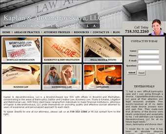 Kaplan & Alexandrovskaya web screenshot