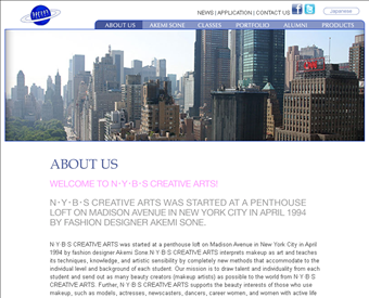 N Y B S Creative Arts Incorporated web screenshot