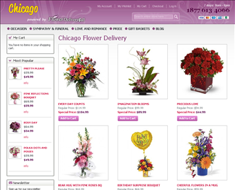 Flower Delivery 4 All web screenshot