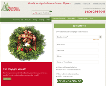 Evergreen Industries web screenshot