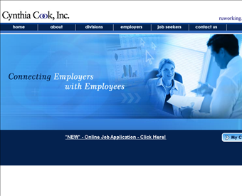Cynthia Cook Inc web screenshot
