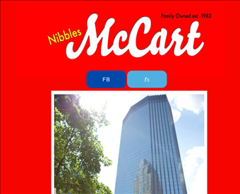 Nibbles McCart Inc. web screenshot