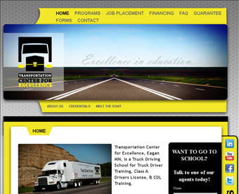 Transportation Center for Excellence web screenshot