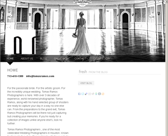 Tomas Ramos Photographers web screenshot