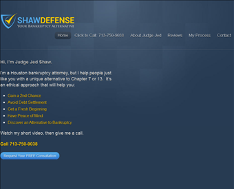 Shaw Defense web screenshot