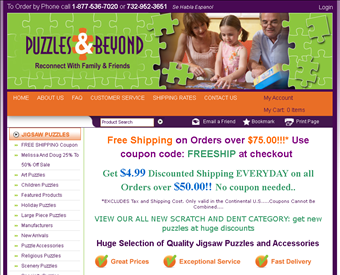 Puzzles & Beyond web screenshot