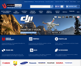 Unique Photo web screenshot