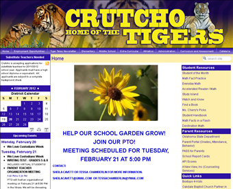 Crutcho Technology Education web screenshot