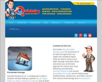 Quickdry Response, LLC web screenshot