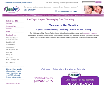 Star Chem-Dry web screenshot