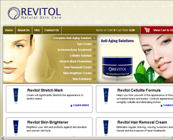 Revitol Corporation web screenshot