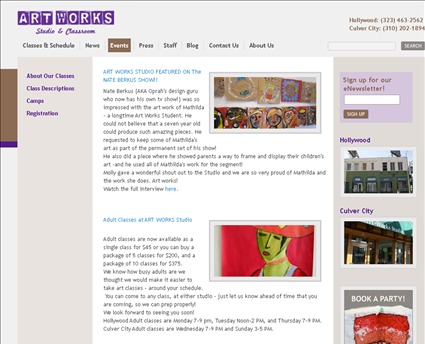 Art-Works Studio web screenshot