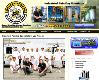 Super Painting Co. web screenshot