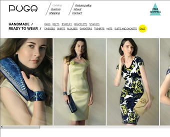 Nina The Fashion Boutique web screenshot