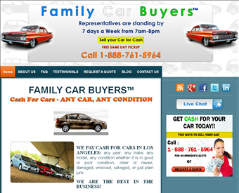 Family Car Buyers web screenshot