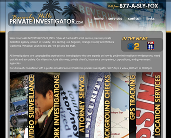 AV INVESTIGATIONS, INC web screenshot