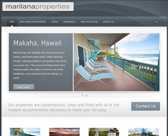Marilana Properties web screenshot