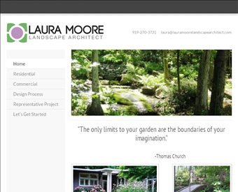 Laura Moore Landscape Architect web screenshot