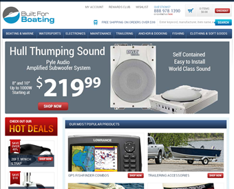 Built for Boating web screenshot
