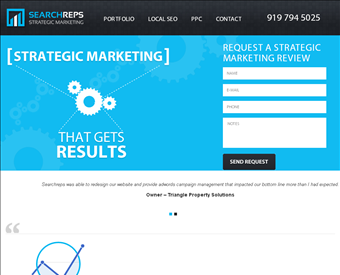 Search Reps web screenshot