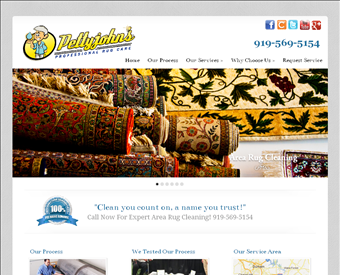 Pettyjohn's Rug Care web screenshot