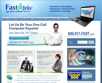 Fast-Teks On-site Computer Services web screenshot