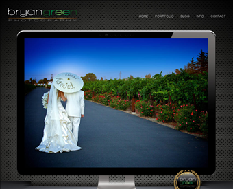 Bryan Green Photography web screenshot