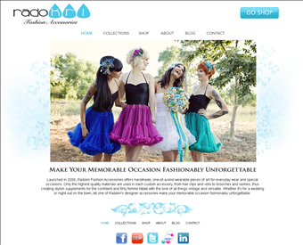 RadoKri Fashion Accessories web screenshot