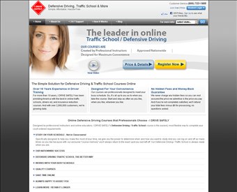 I Drive Safely web screenshot