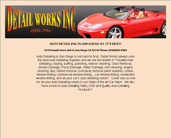 Detail Works web screenshot