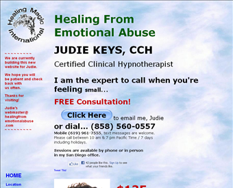 Healing Magic Intl Judy Keys CCH web screenshot