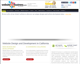 Website For Business web screenshot
