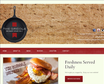 The Griddle web screenshot
