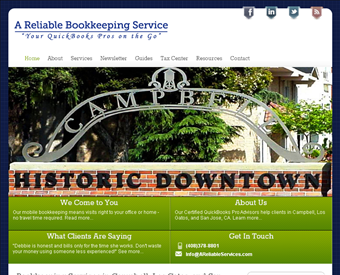 A Reliable Bookkeeping Service web screenshot
