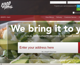 Food To You web screenshot