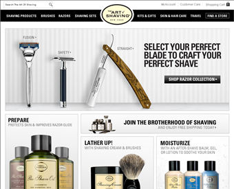 The Art of Shaving Lexington Ave web screenshot