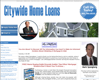 Utah Loan Services web screenshot