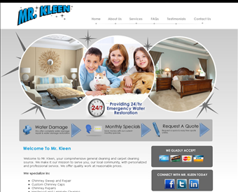 Mr. Kleen web screenshot